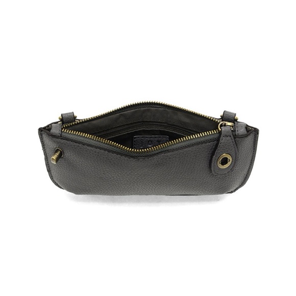 Joy Susan vegan Mini Crossbody Wristlet Clutch in shadow grey - Picture 4 of 11